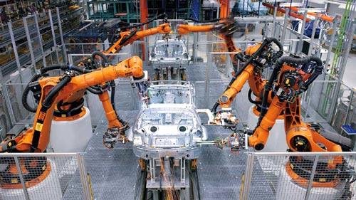 Robots industriales utilizados en procesos de automatización